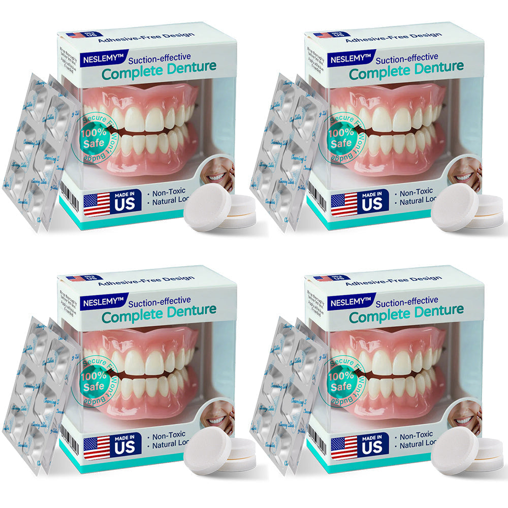 ✅ Made and Shipped from the US | Suction-fit Complete Denture👵