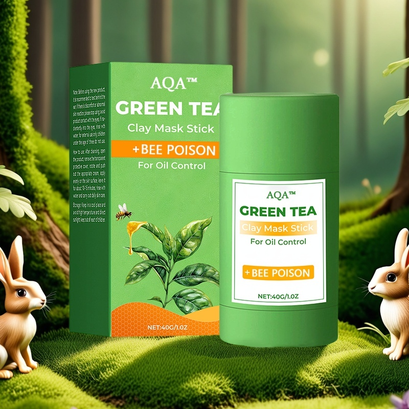 🔥Limited time discount 50% 🔥,new products new packaging🔥 AQA" Clay Mask Stick🍃 :BEE POISON + Green Tea Power