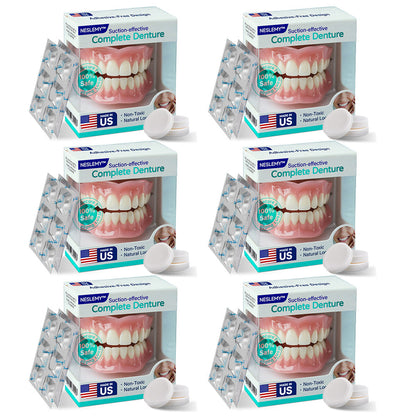✅ Made and Shipped from the US |  Suction-fit Complete Denture👵