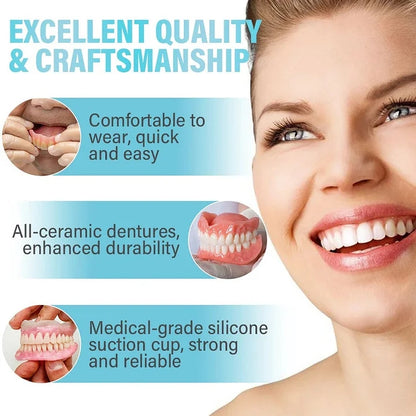NESLEMY™🦷 Advanced Comfort-Fit Custom Denture Set 🦷 (Clinically proven for all-day comfort — trusted by over 100,000 satisfied users globally)