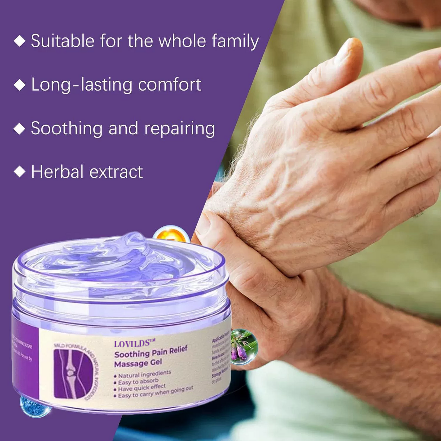 ✨Ends Tonight: Get 70% OFF Before It’s Gone!🎁 LOVILDS™ Pain Relief Gel – With Turmeric & Emu Oil for Arthritis & Joint Support